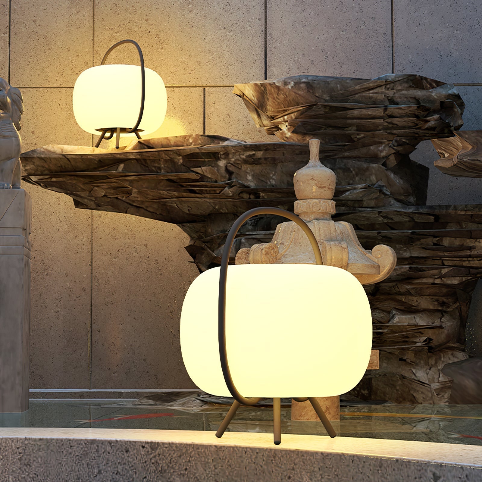 Soluna Pod Lantern Exterior Lamp, Outdoor Wall Light, detail 5