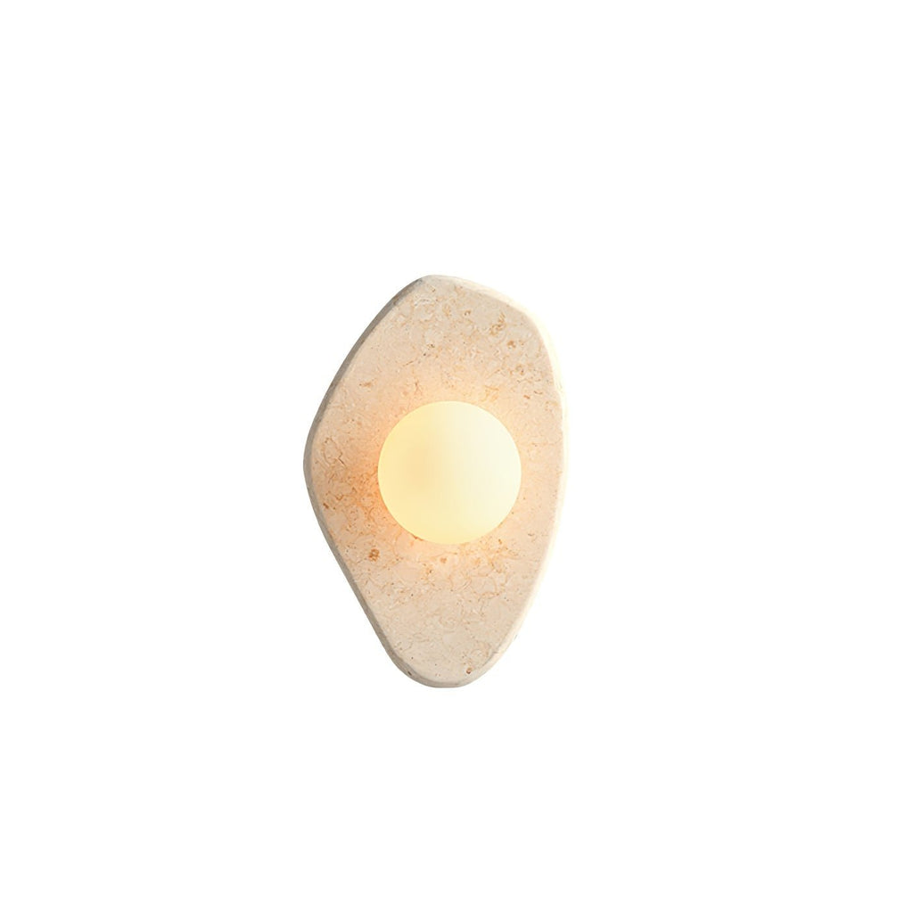 Soluna Stone Wall Light, Hardwired Wall Sconce, detail 16