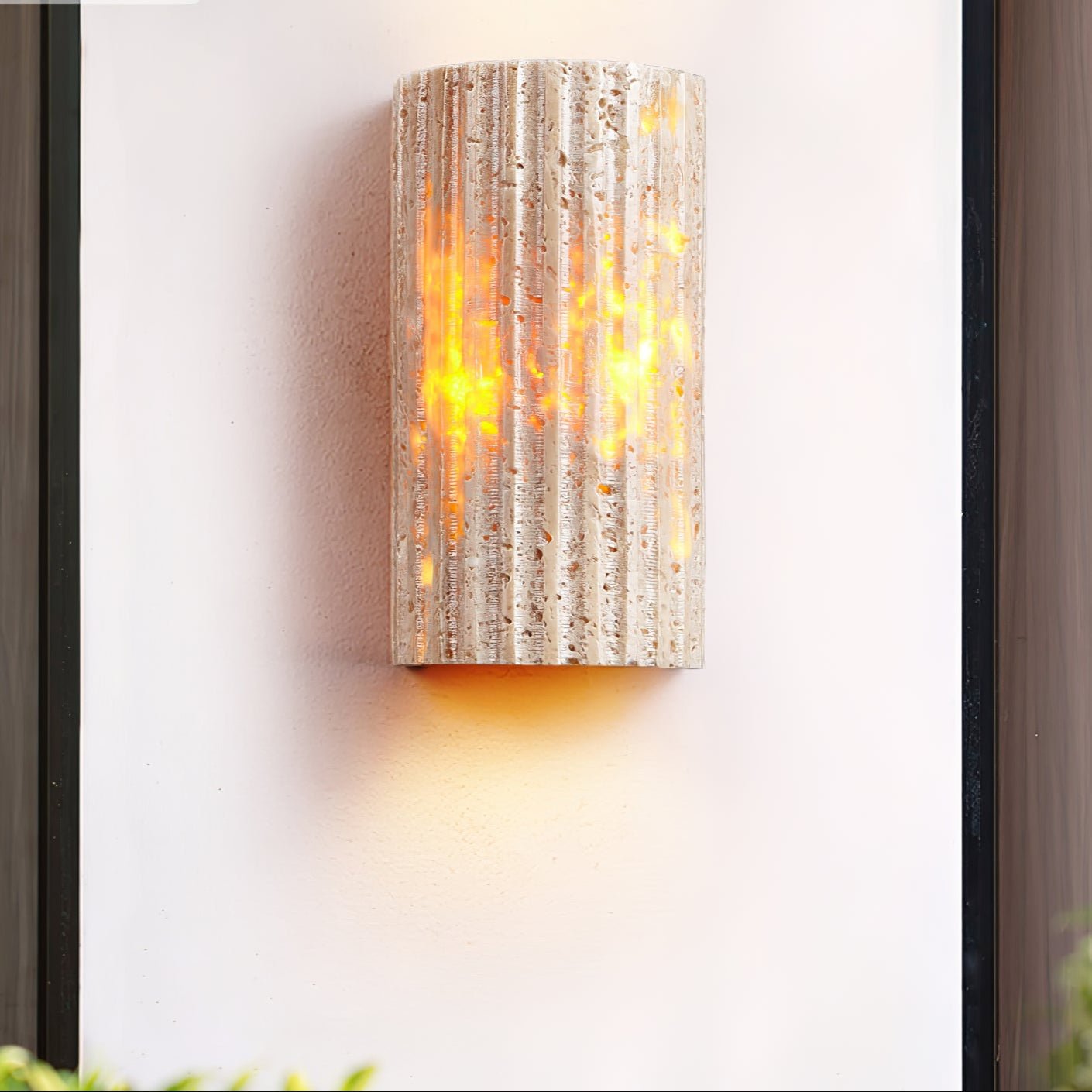 Solunar Veil Wall Light, Hardwired Wall Sconce, detail 6