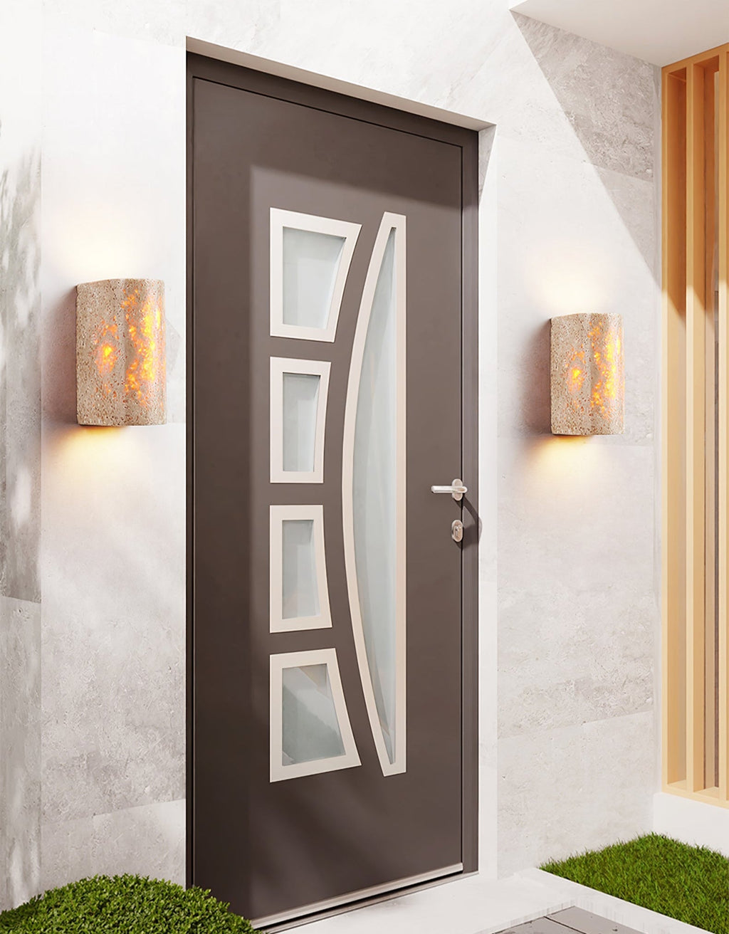 Solunar Veil Wall Light, Hardwired Wall Sconce, detail 9