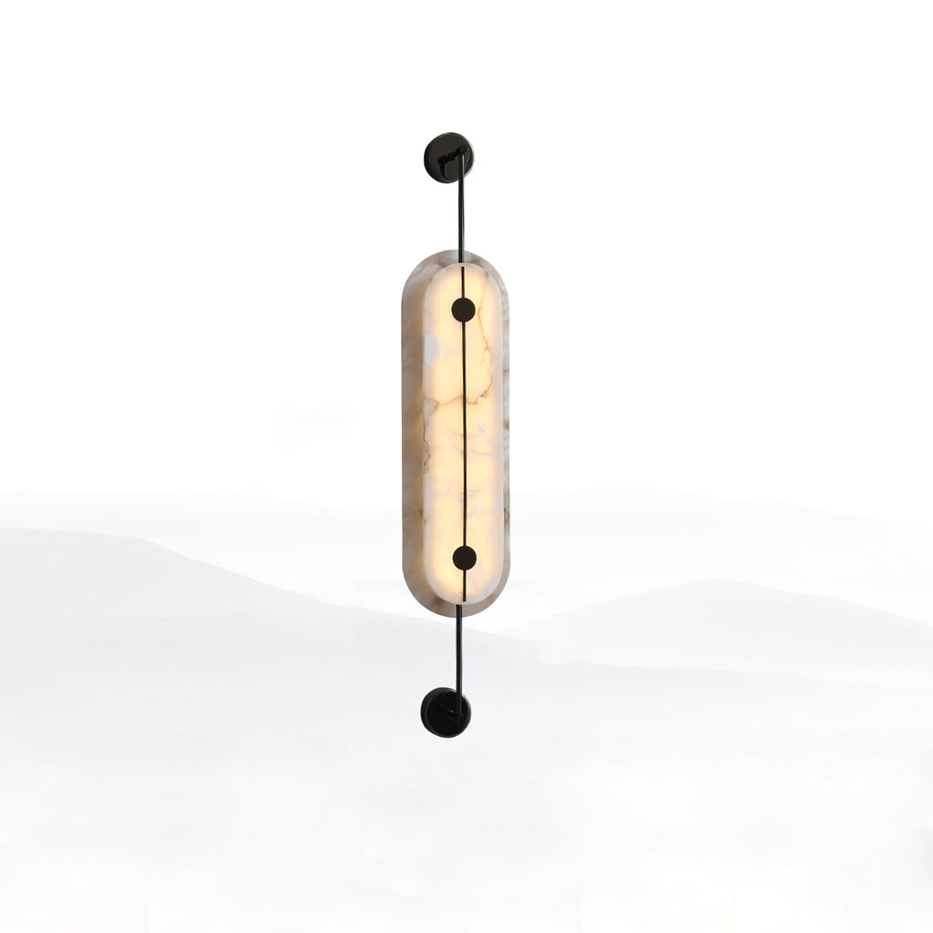 Solvane Alabaster Wall Light - Wall Lamp, Hardwired Wall Sconce, detail 10