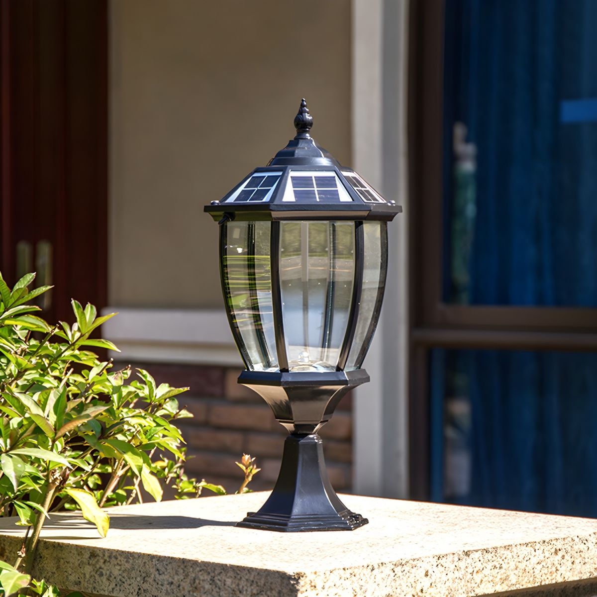 Soren Solar Lantern Garden Light Exterior Lamp, Outdoor Wall Light, detail 4