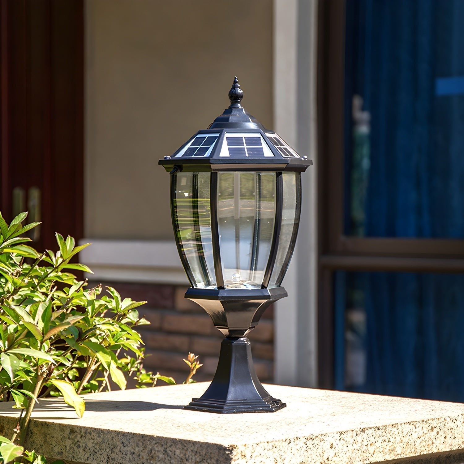 Soren Solar Lantern Garden Light Exterior Lamp, Outdoor Wall Light, detail 2