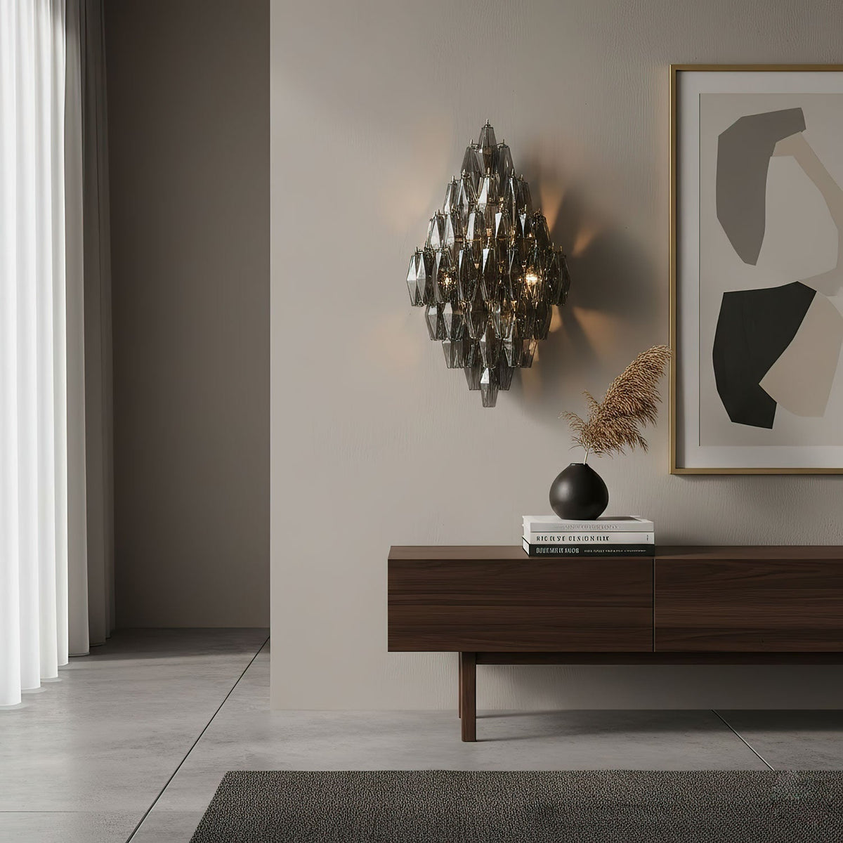 Sorrento Wall Light, Hardwired Wall Sconce, detail 6