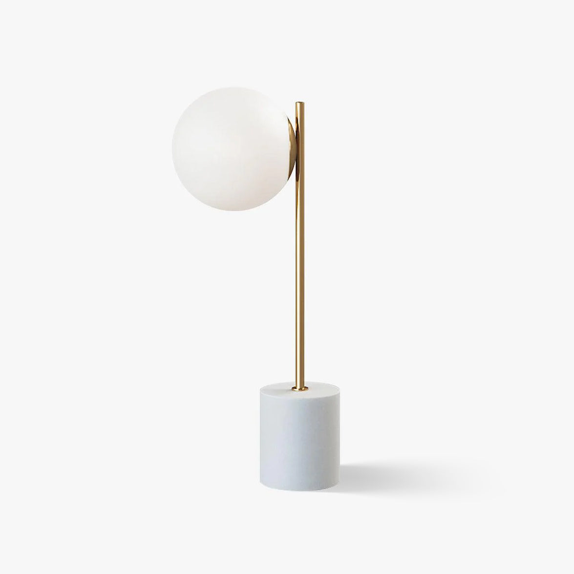 Sphere & Stem Table Light, Bedside Table Lamp, Iron, ∅ 8.7″ x H 22.8″