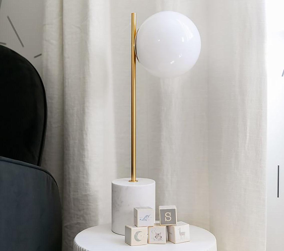 Sphere & Stem Table Light, Bedside Table Lamp, detail 4