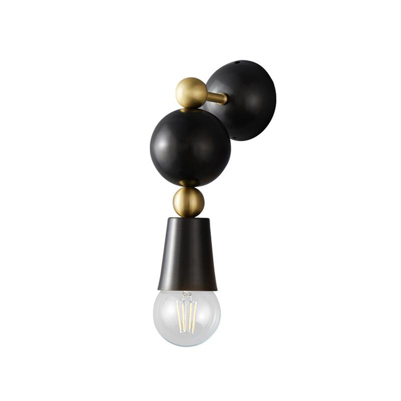 Spindle Wall Light 3.9", Bedroom Wall Sconce, 10 x 17.5 x 30cm