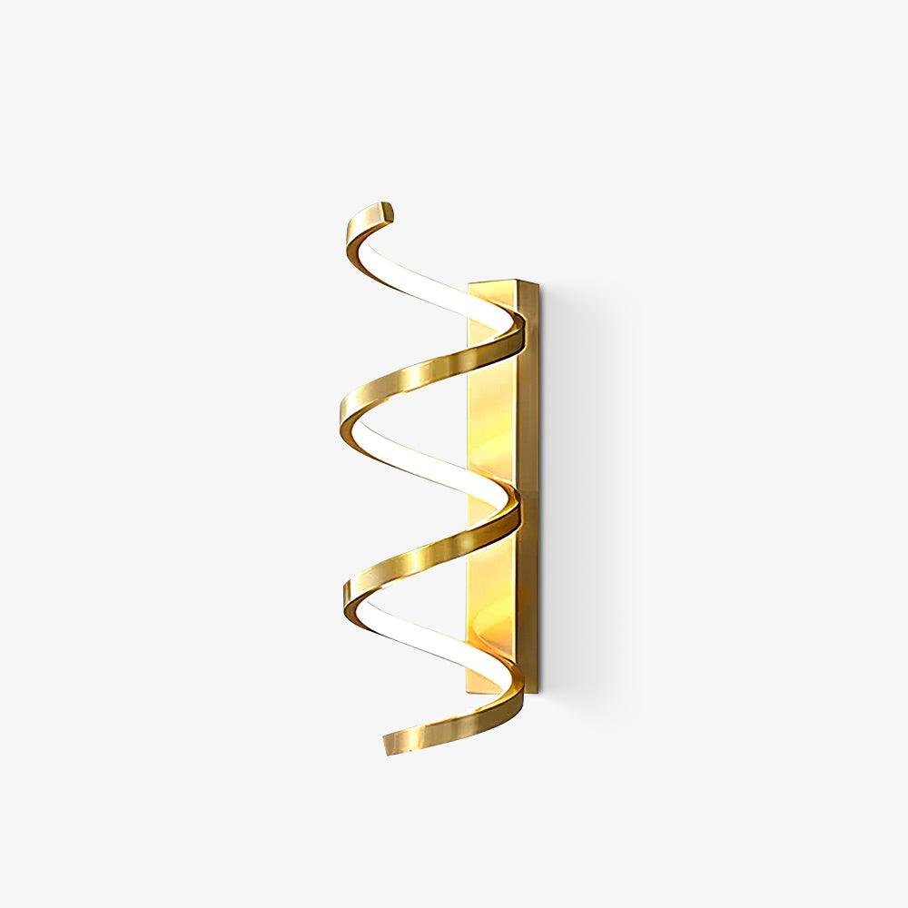 Spiral Wall Light, Hardwired Wall Sconce, detail 2