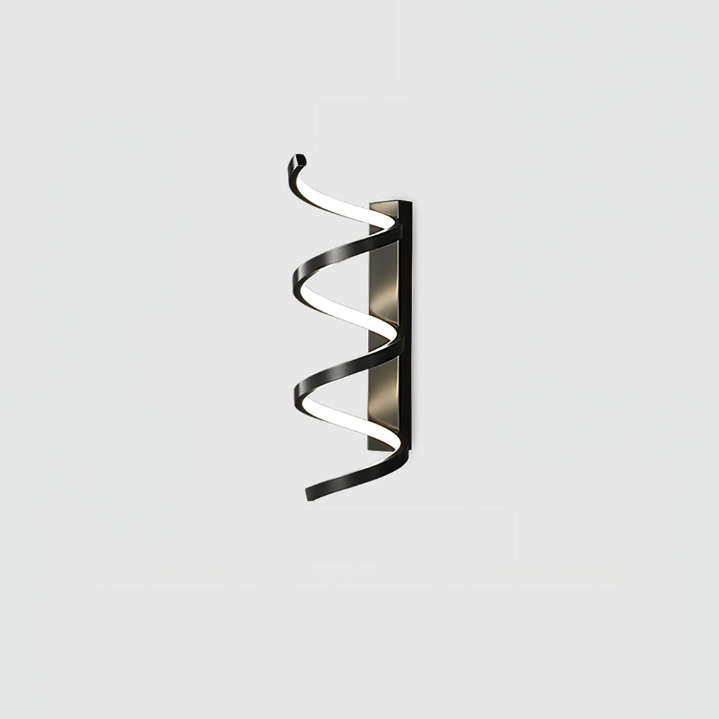 Spiral Wall Light, Hardwired Wall Sconce, detail 6
