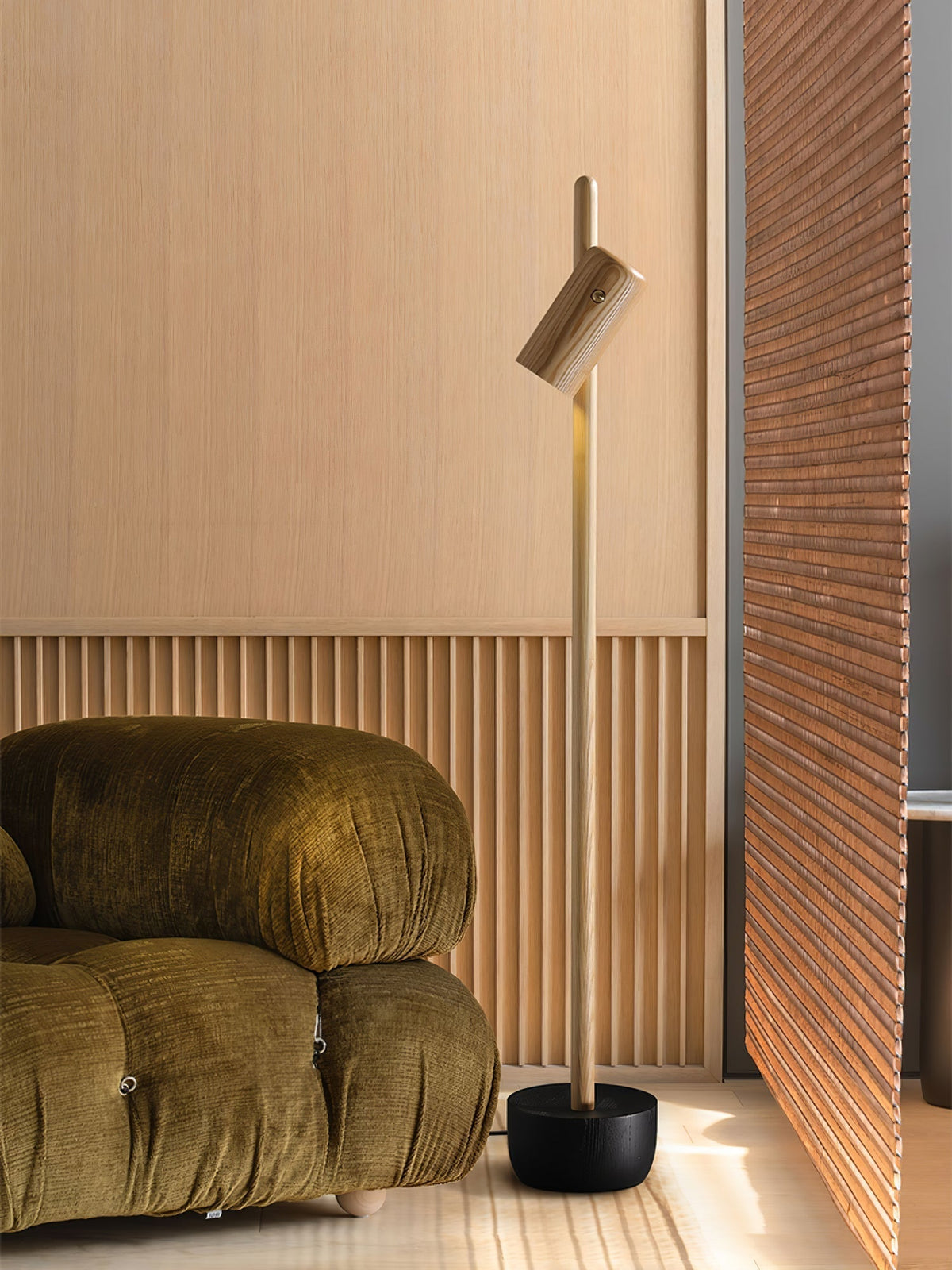 Spotlight Wood Floor Light, Floor Lamp, detail 13