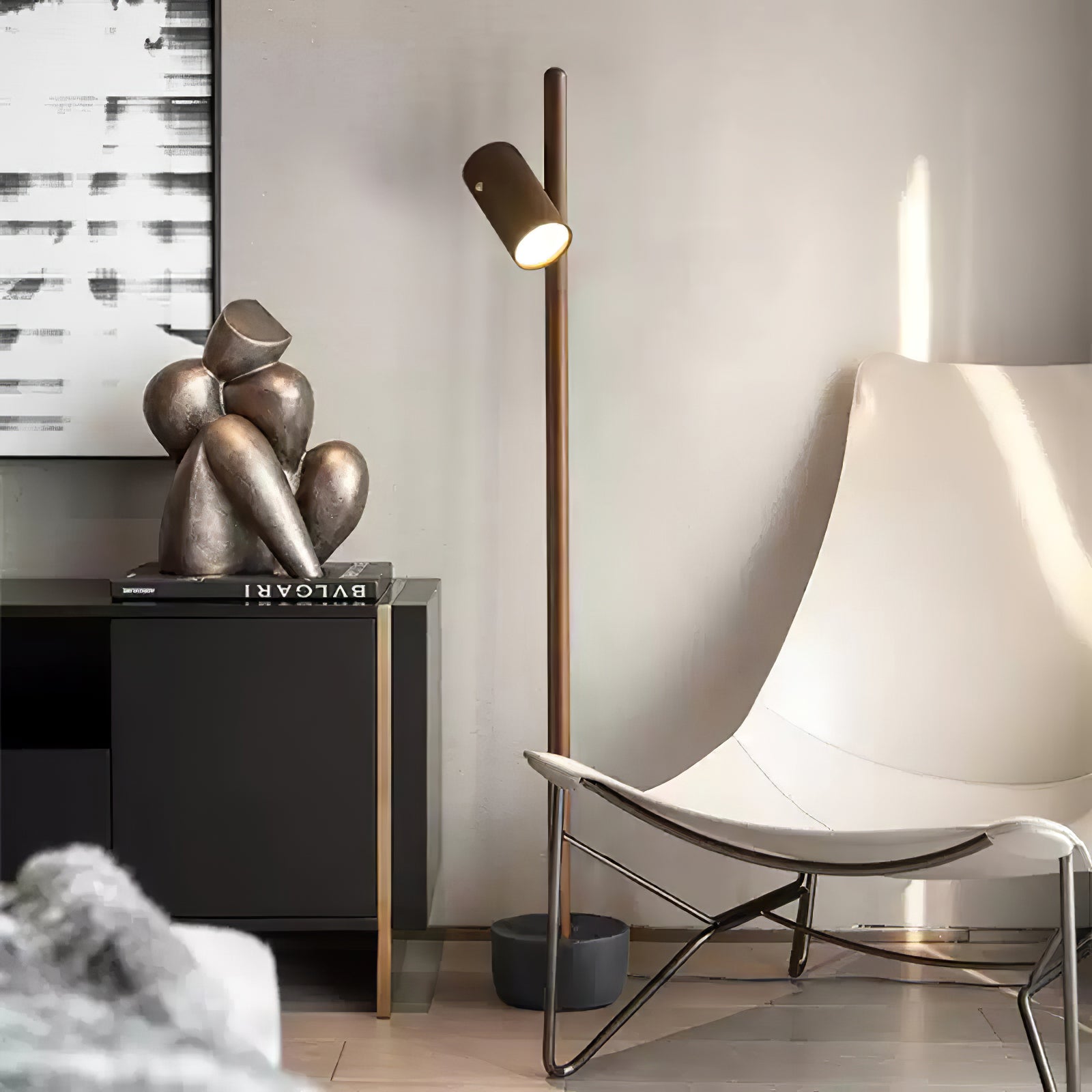 Spotlight Wood Floor Light, Floor Lamp, detail 2