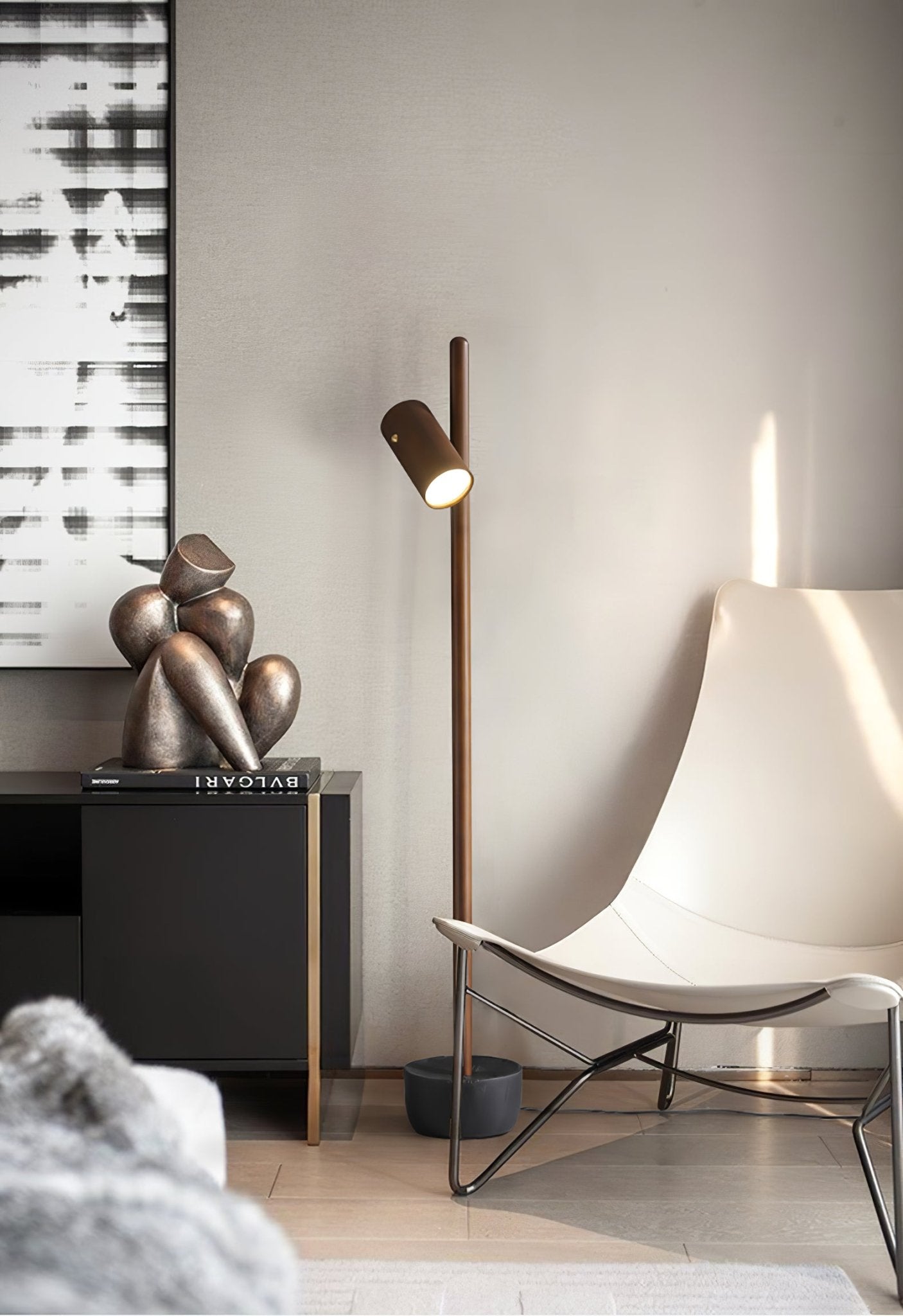Spotlight Wood Floor Light, Floor Lamp, detail 4