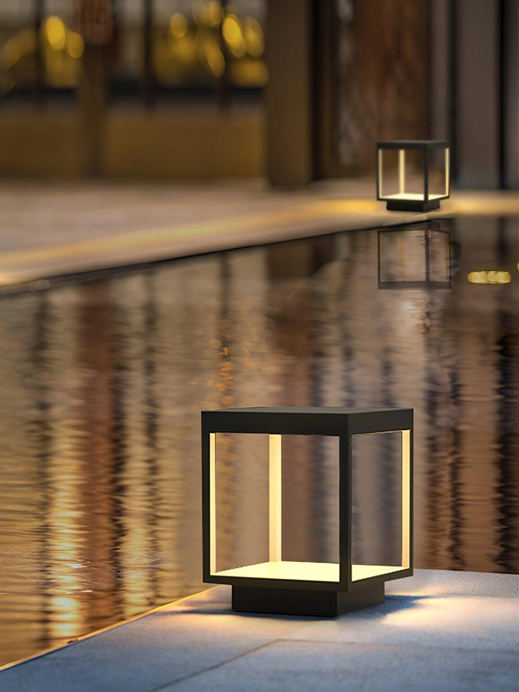 Square Frame Post Exterior Light, Outdoor Wall Light, detail 9