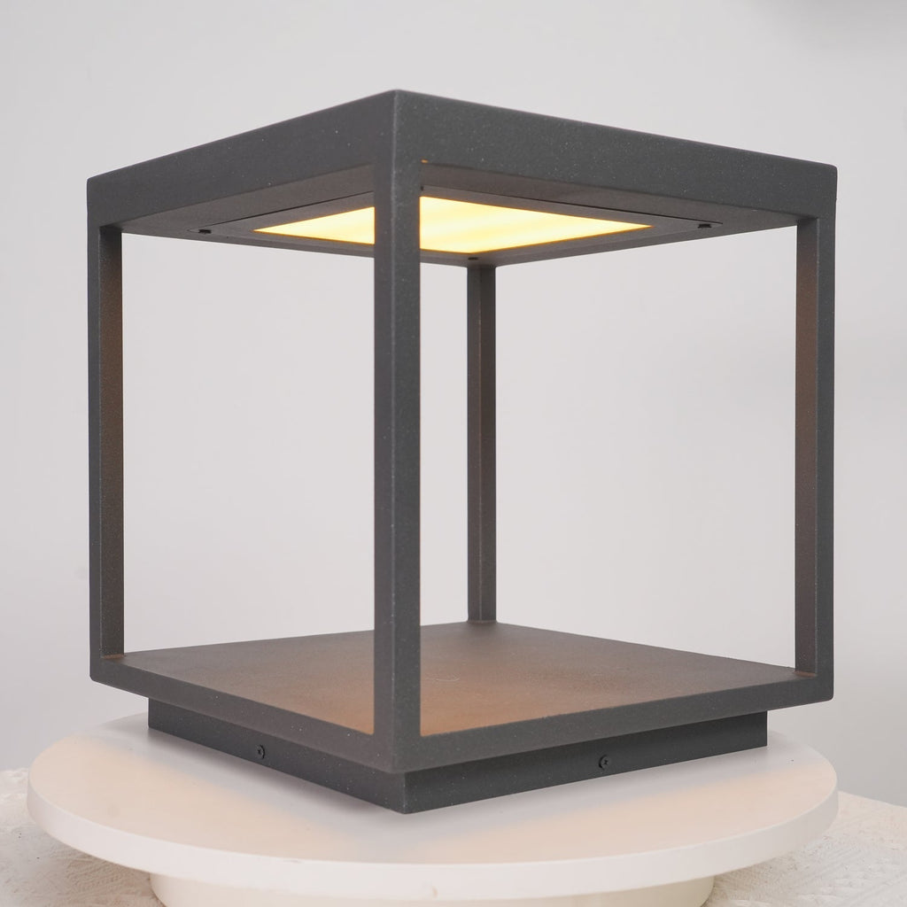 Square Frame Post Exterior Light, Outdoor Wall Light, detail 28