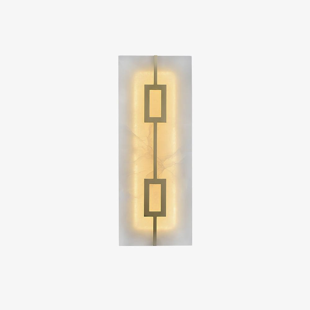 Square Marble Wall Light, Bedroom Wall Sconce, detail 2
