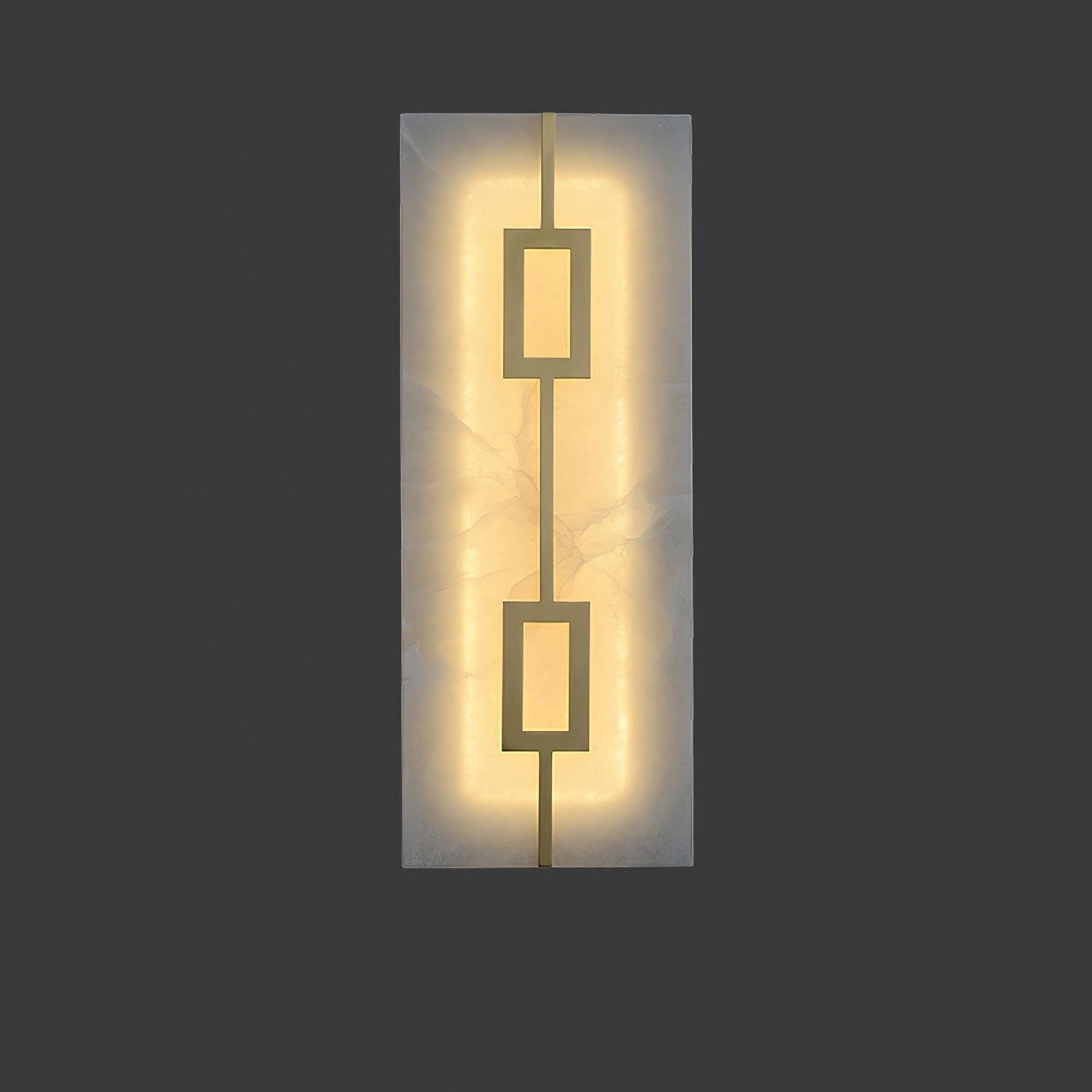 Square Marble Wall Light, Bedroom Wall Sconce, detail 5