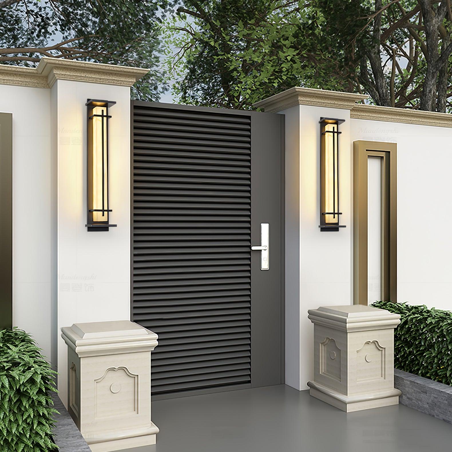 Square Exterior Sconce Wall Light, Outdoor Wall Light, detail 18