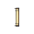 Square Exterior Sconce Wall Light, Outdoor Wall Light, Stainless Steel, L 12cm x W 16cm x H 50cm