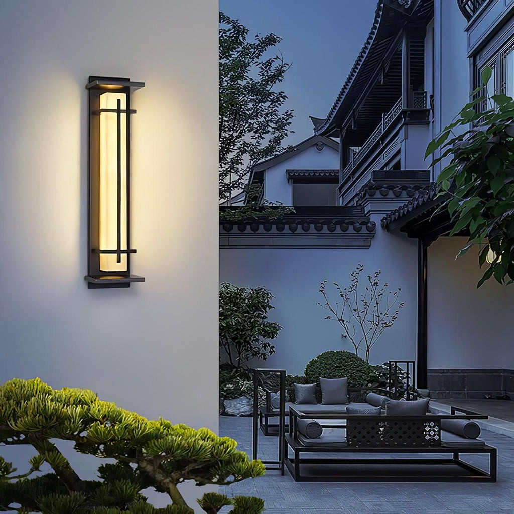 Square Exterior Sconce Wall Light, Outdoor Wall Light, detail 21