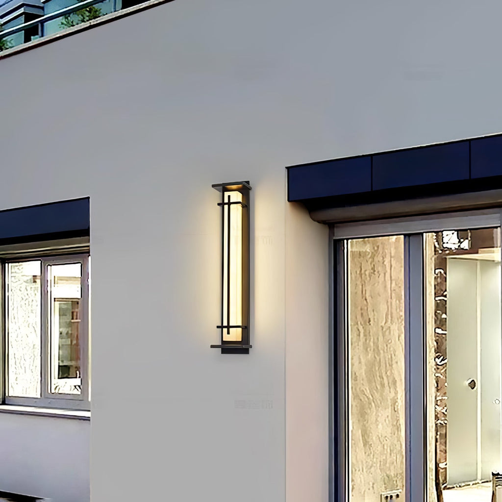 Square Exterior Sconce Wall Light, Outdoor Wall Light, detail 24