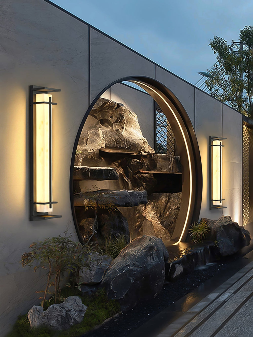 Square Exterior Sconce Wall Light, Outdoor Wall Light, detail 32