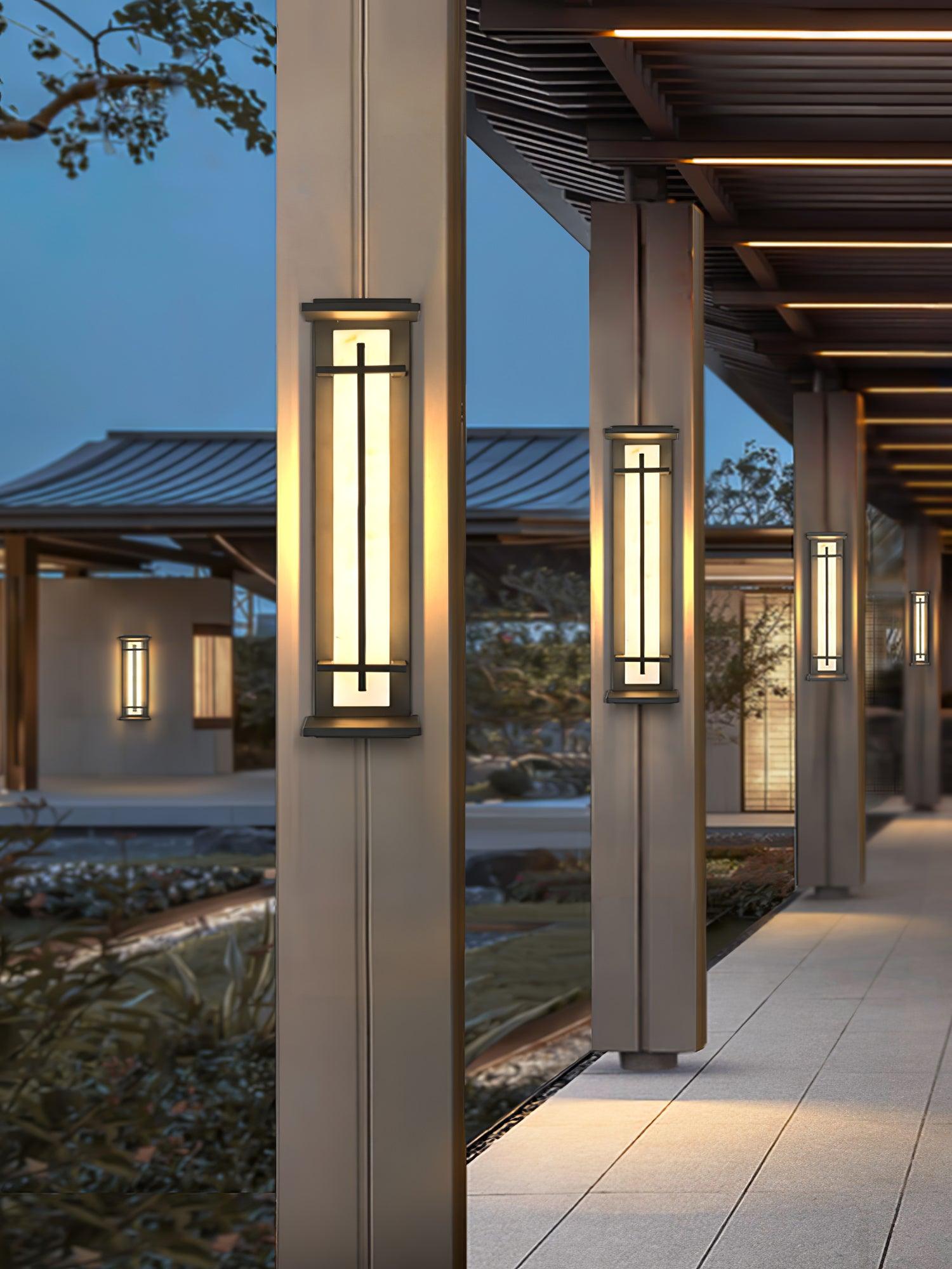 Square Exterior Sconce Wall Light, Outdoor Wall Light, detail 12