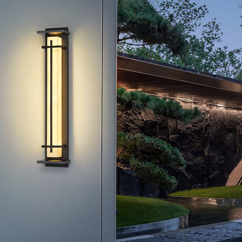 Square Exterior Sconce Wall Light, Outdoor Wall Light, detail 14