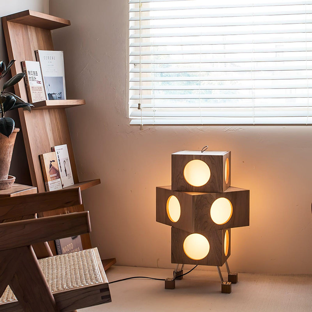 Square Robot Floor Light, Floor Lamp, detail 3