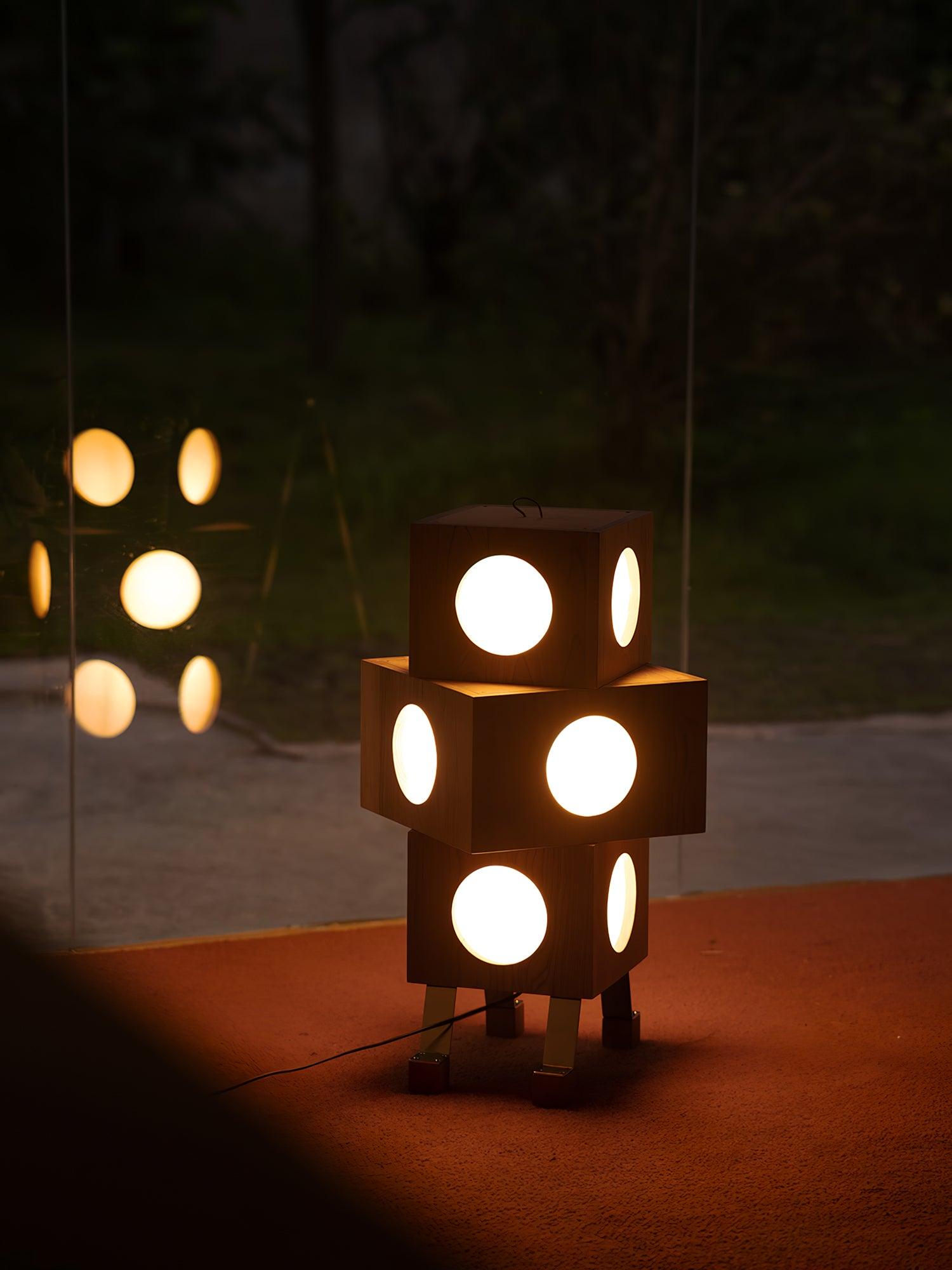 Square Robot Floor Light, Floor Lamp, detail 4