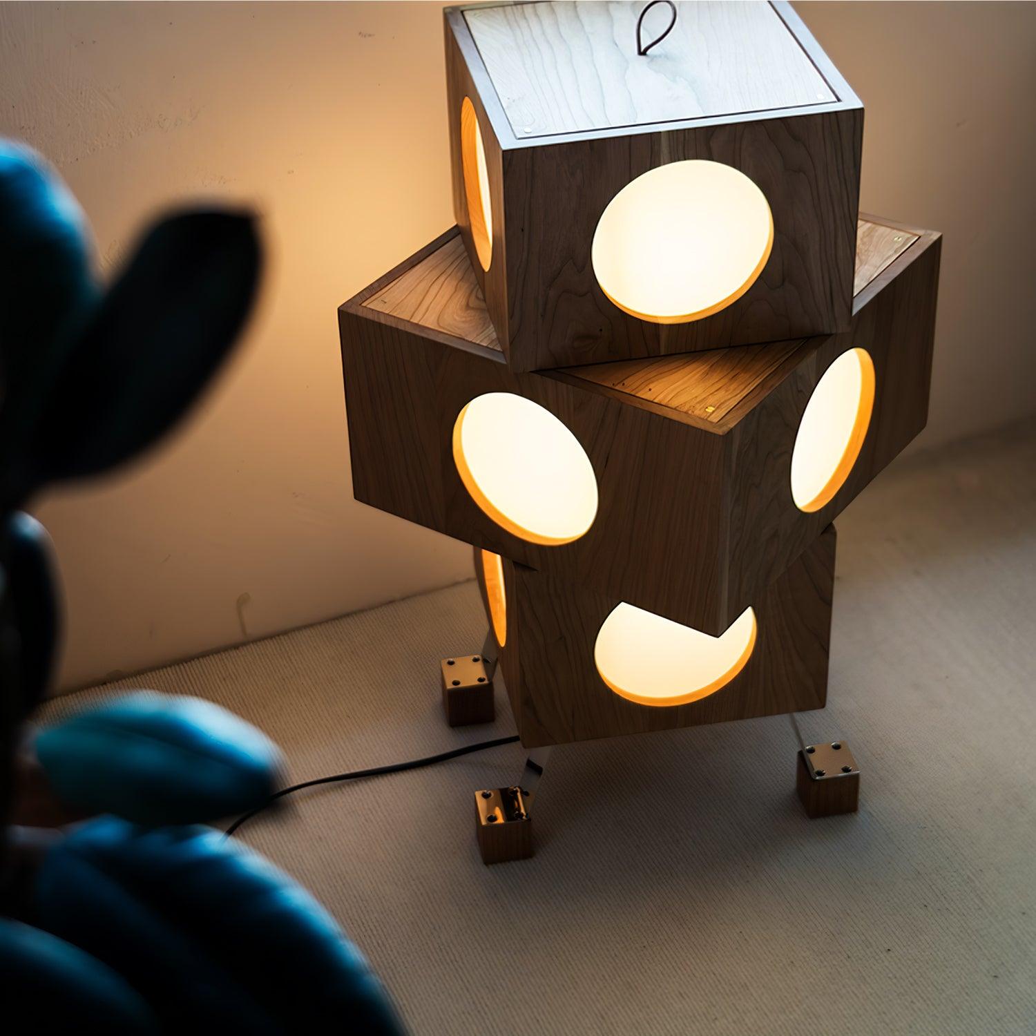 Square Robot Floor Light, Floor Lamp, detail 2