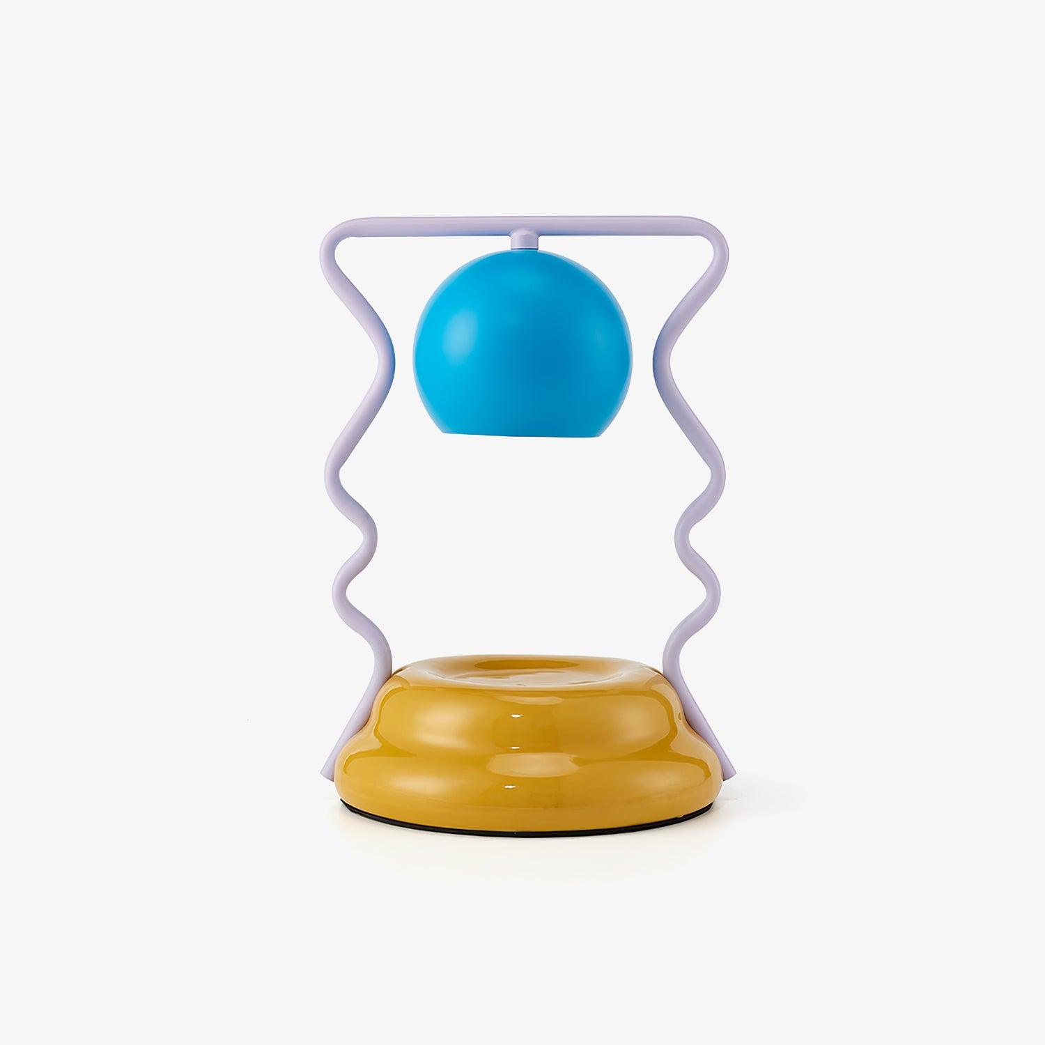 Squiggle Bright Table Light, Bedside Table Lamp, Metal, Model C ∅ 7.1″ x H 10.6″