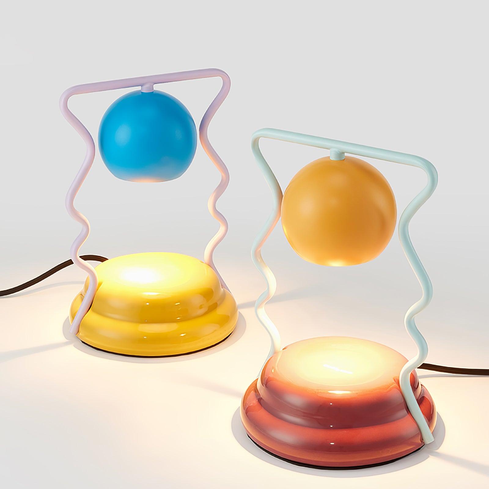 Squiggle Bright Table Light, Bedside Table Lamp, detail 11