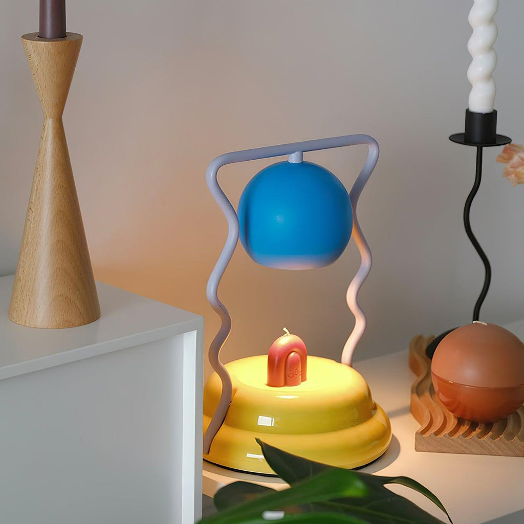 Squiggle Bright Table Light, Bedside Table Lamp, detail 7