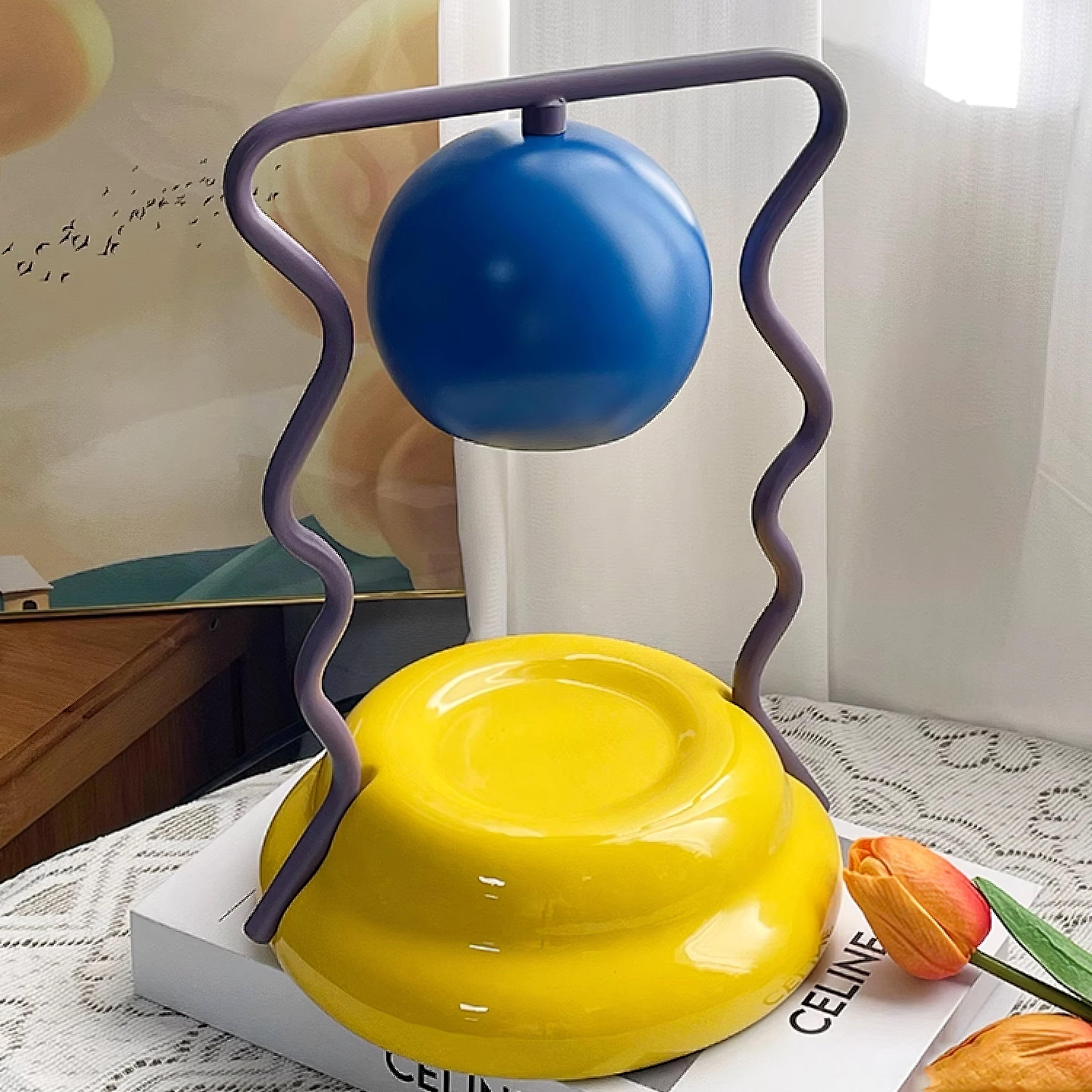 Squiggle Bright Table Light, Bedside Table Lamp, detail 9