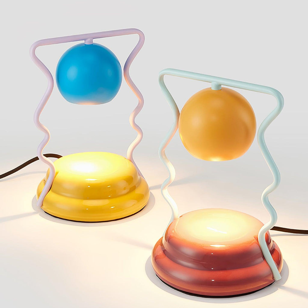 Squiggle Bright Table Light, Bedside Table Lamp, detail 2