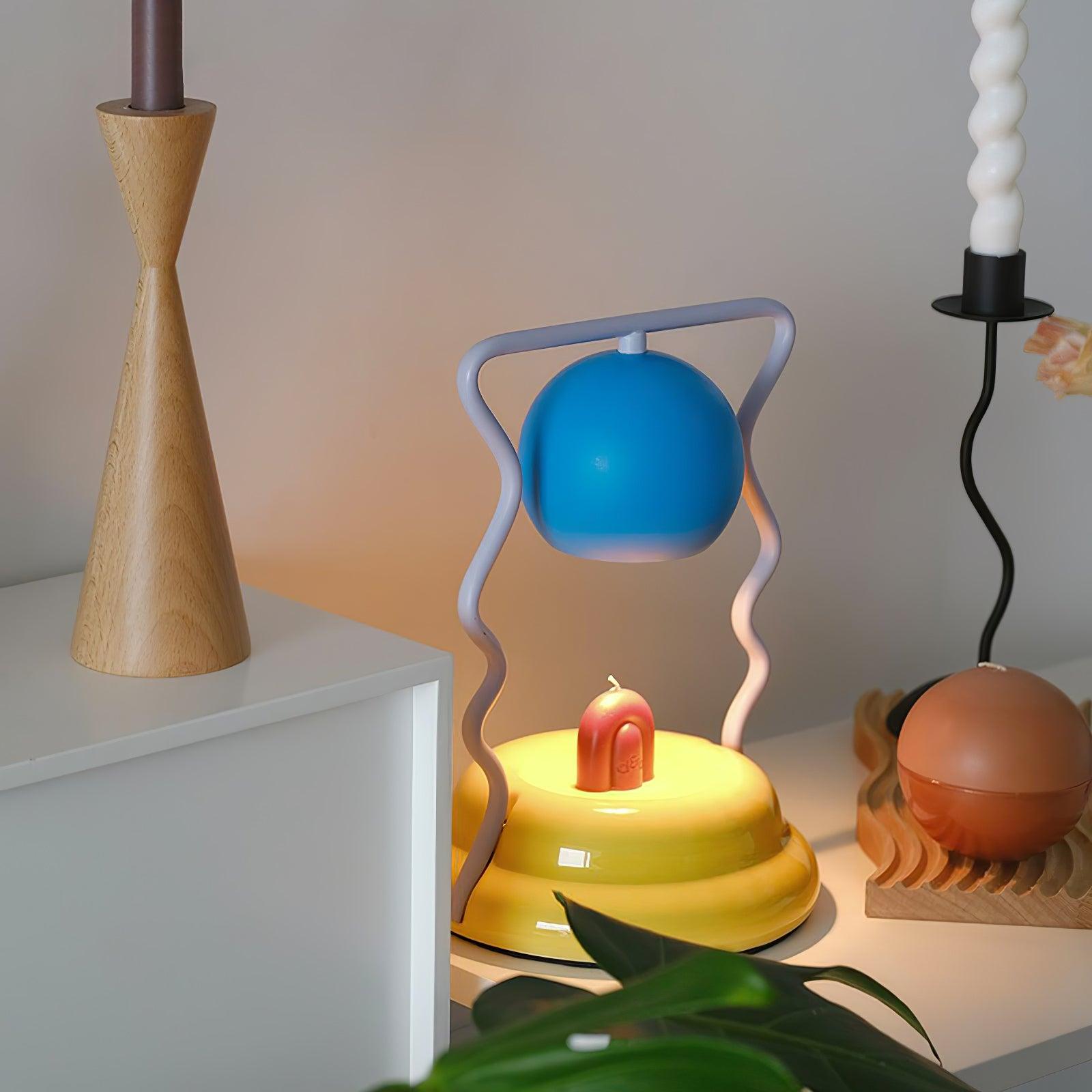Squiggle Bright Table Light, Bedside Table Lamp, detail 4