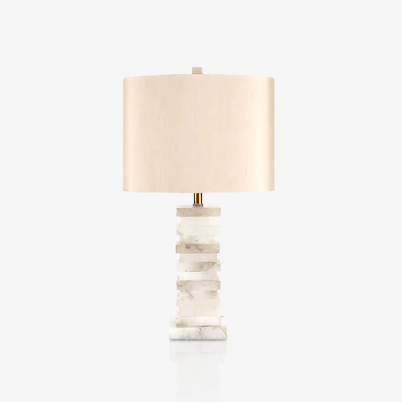 Stacked Alabaster Table Light, Bedside Table Lamp, detail 16