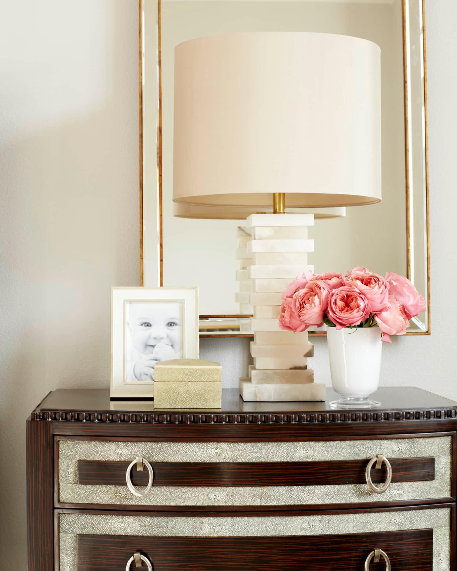 Stacked Alabaster Table Light, Bedside Table Lamp, detail 10