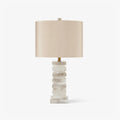 Stacked Alabaster Table Light, Bedside Table Lamp, Φ 14.2″ x H 25.6″
