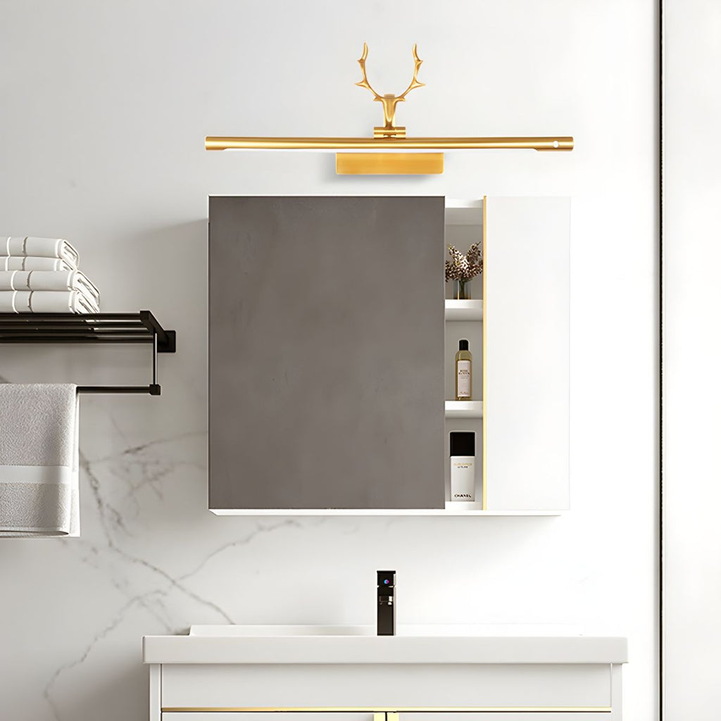 Stag Horn Wall Light, Hardwired Wall Sconce, detail 23