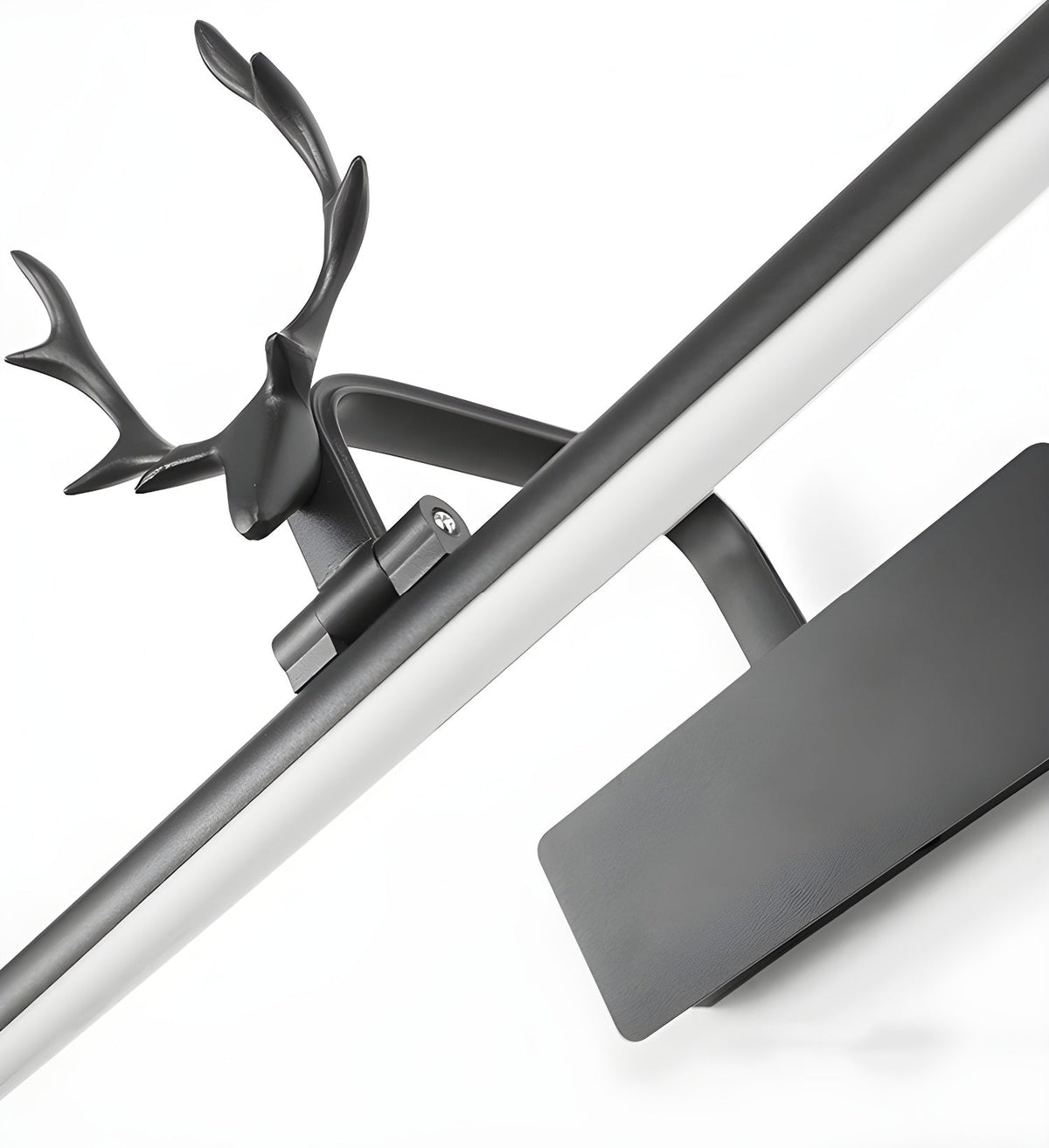 Stag Horn Wall Light, Hardwired Wall Sconce, detail 2