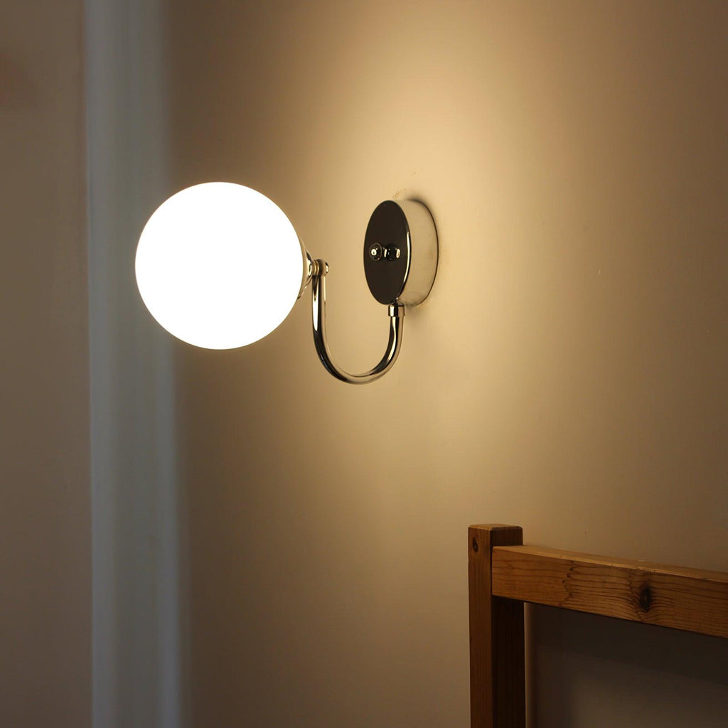 Staggered Glass Wall Light, Bedroom Wall Sconce, detail 3