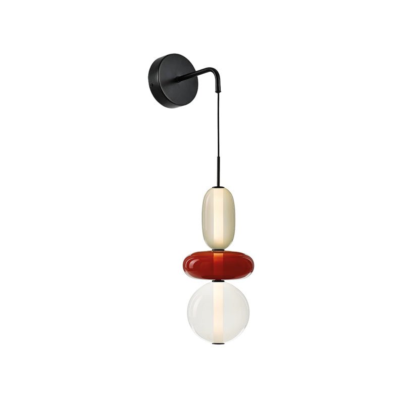 Candied Glass Wall Light, Hardwired Wall Sconce, detail 16