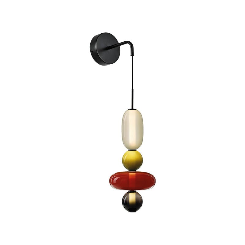 Candied Glass Wall Light, Hardwired Wall Sconce, detail 17