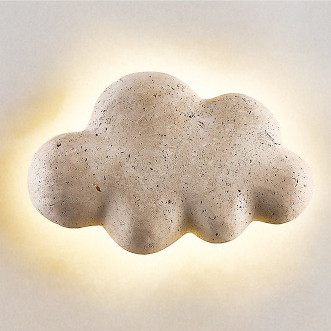 Stone Cloud Wall Light, Hardwired Wall Sconce, detail 6
