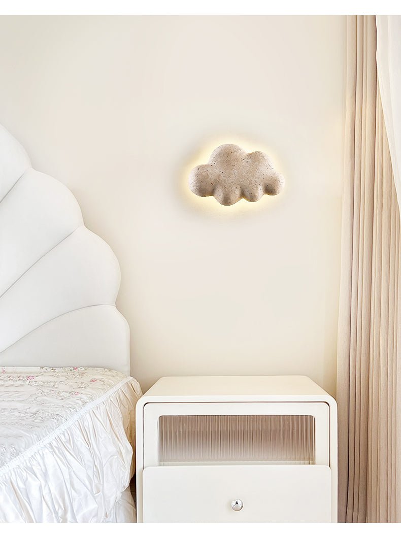 Stone Cloud Wall Light, Hardwired Wall Sconce, detail 8