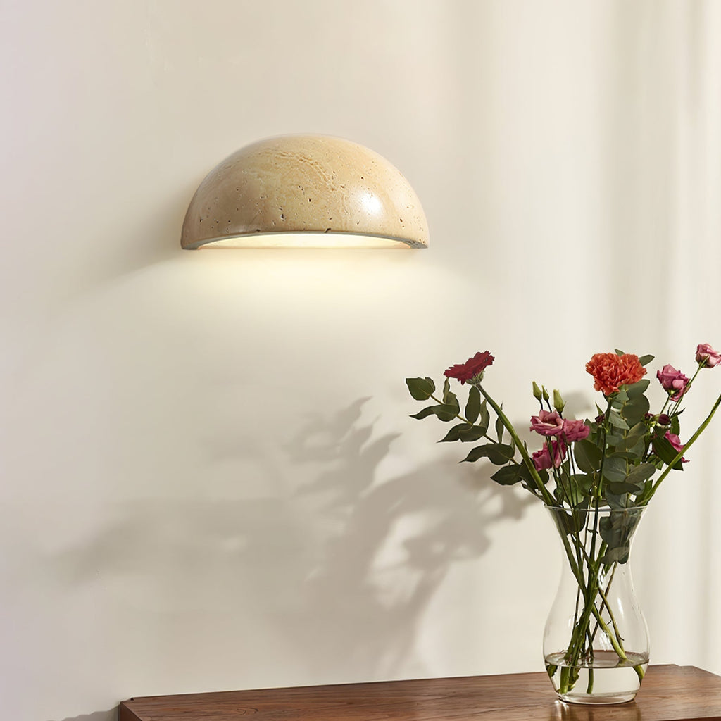 Stone Dusk Wall Light, Hardwired Wall Sconce, detail 2