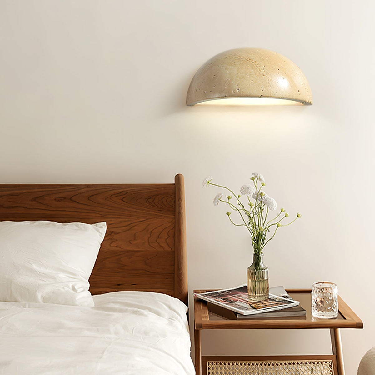 Stone Dusk Wall Light, Hardwired Wall Sconce, detail 7