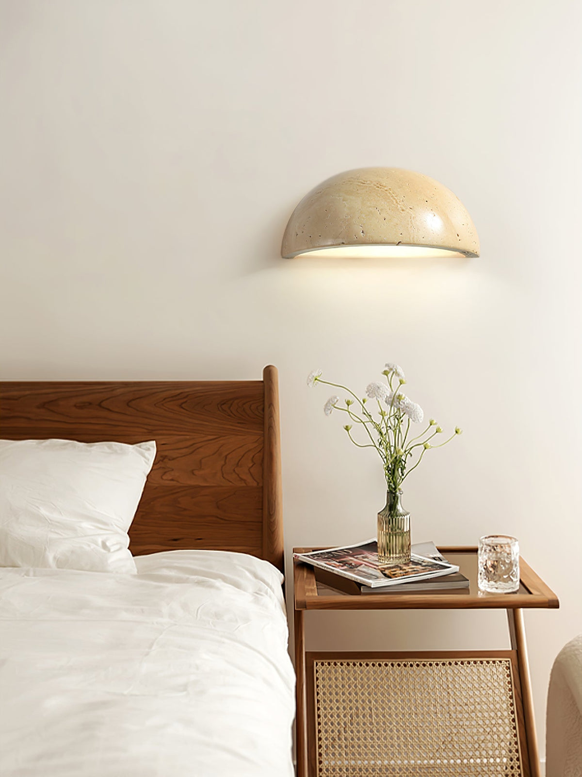Stone Dusk Wall Light, Hardwired Wall Sconce, detail 9