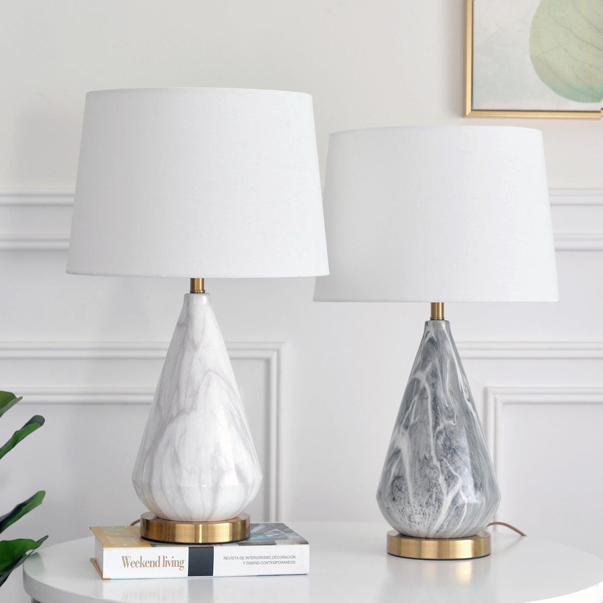 Marble Diamond Table Light, Bedside Table Lamp, detail 6